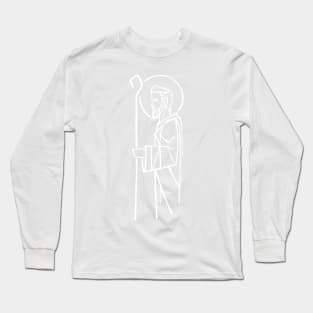 Saint Joseph hand drawn illustration Long Sleeve T-Shirt